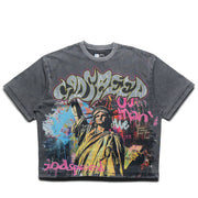 GODSPEED NEW YORK Vandal Tee GREY WASH