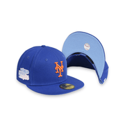 New York Mets '86 World Series "POP SWEAT" Blue 59FIFTY Men's Fitted Hat