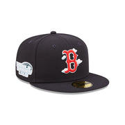 Boston Red Sox '04 World Series Comic Cloud Navy 59FIFTY Men's Fitted Hat
