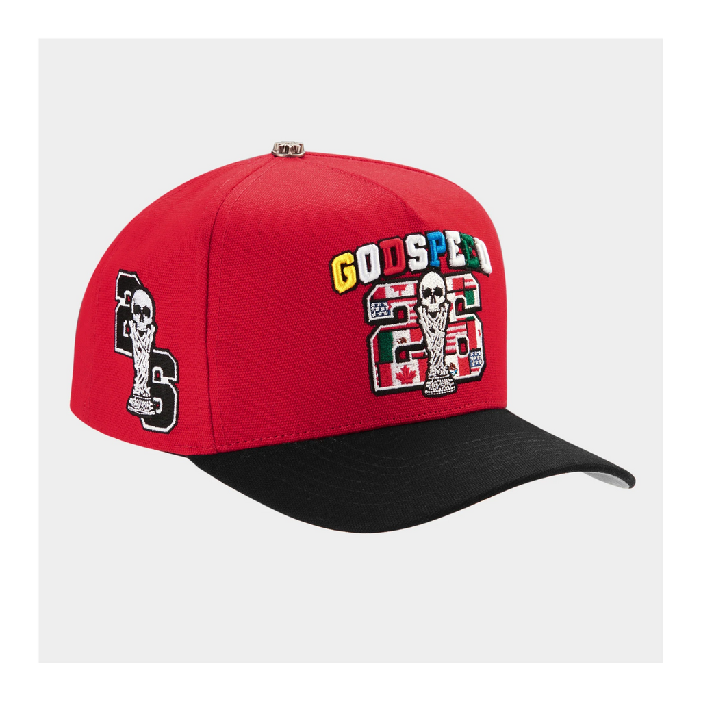 Godspeed 26' World Cup Hat (Red/Black)
