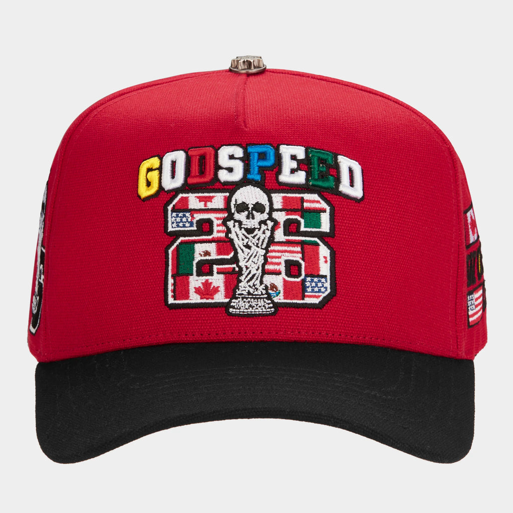 Godspeed 26' World Cup Hat (Red/Black)