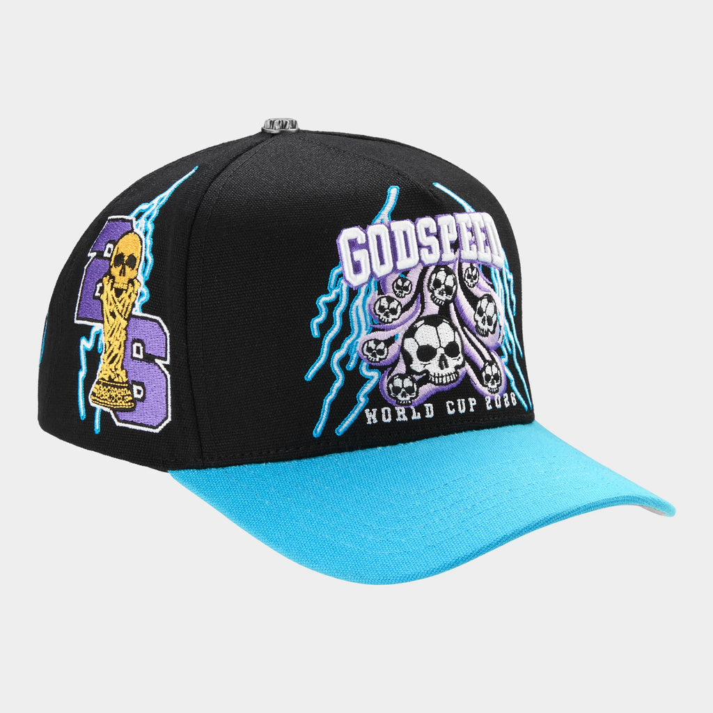 Godspeed '26 GSWC Voltage Hat (Black/Aqua)