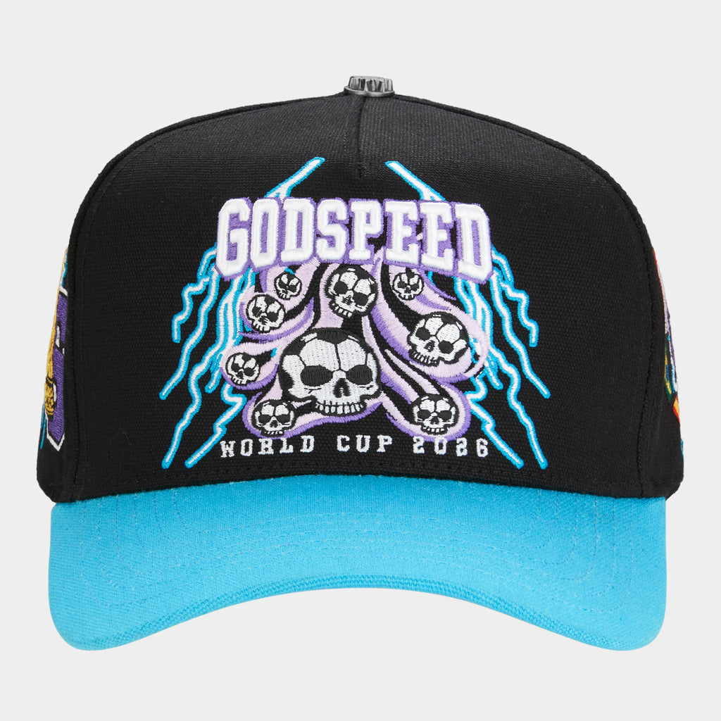 Godspeed '26 GSWC Voltage Hat (Black/Aqua)