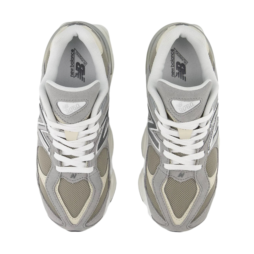 New Balance 9060 Grade School Kids' Sneakers Light Grey / White