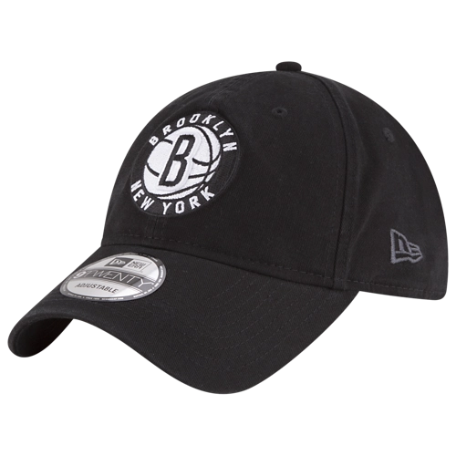 Brooklyn Nets Core Classic Black 9TWENTY Mens Adjustable Hat