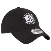 Brooklyn Nets Core Classic Black 9TWENTY Mens Adjustable Hat