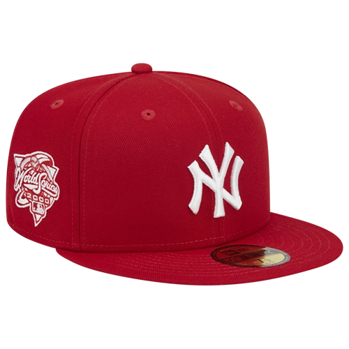 New York Yankees '00 World Series 59FIFTY Scarlet Men's Fitted Hat