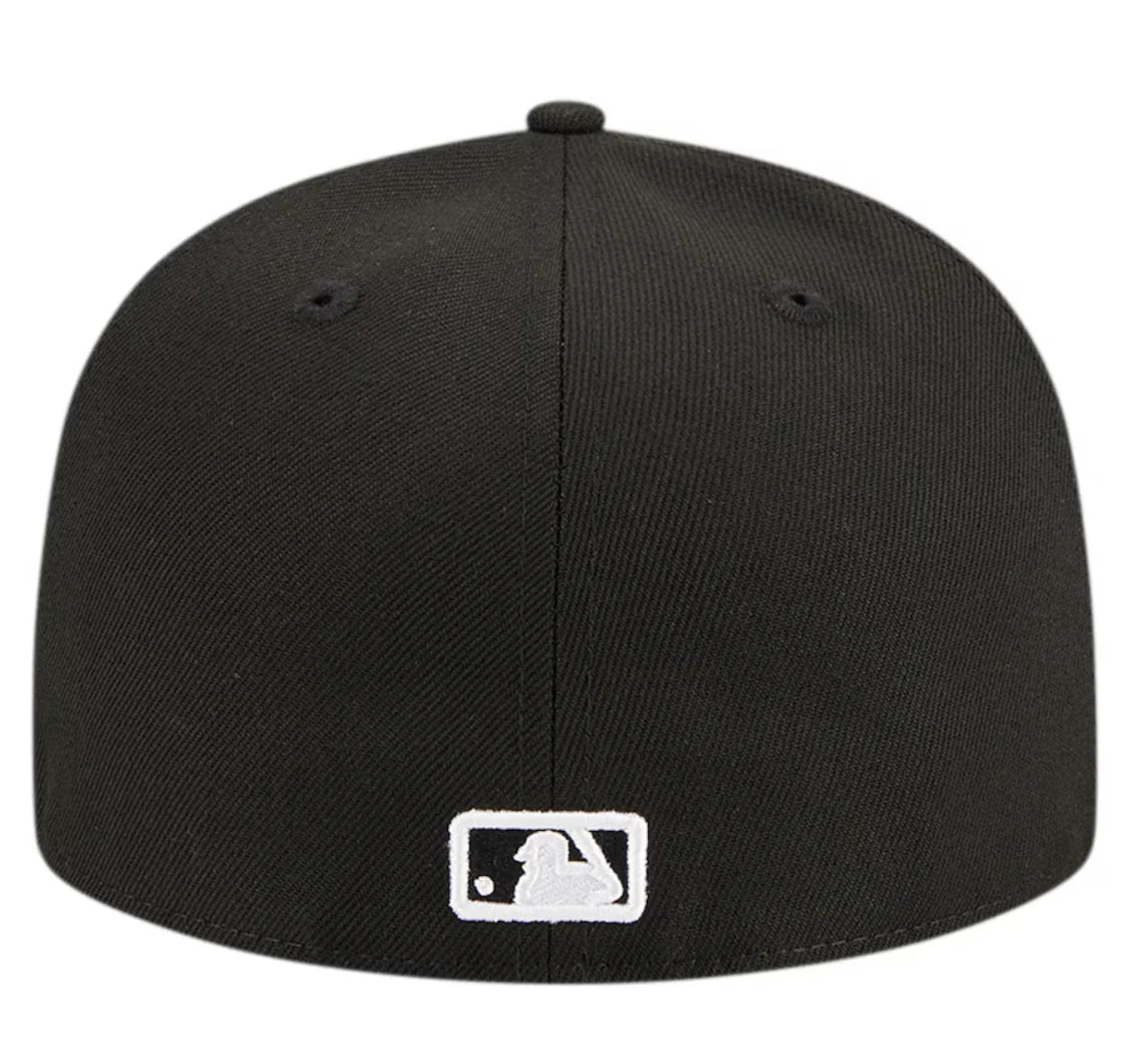 New York Mets 1986 World Series Black New Era 59FIFTY Mens Fitted Hat