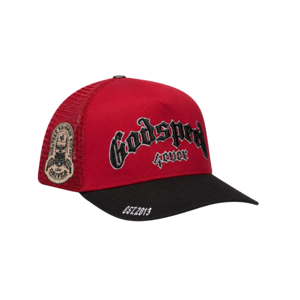 Godspeed GS Forever Trucker Hat (Red/Black)