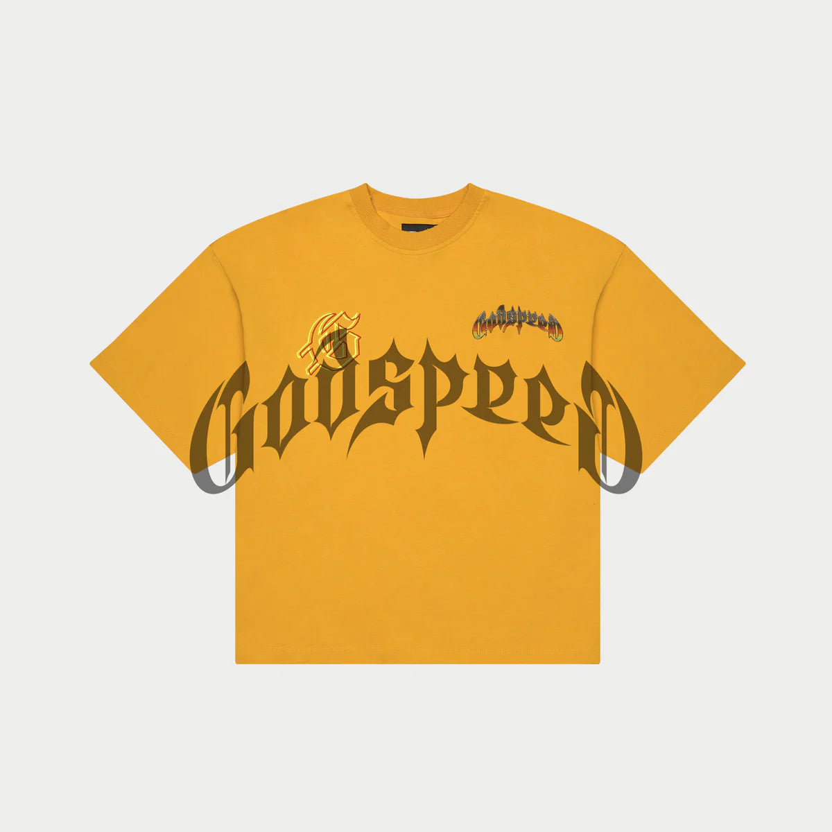 GODSPEED NEW YORK Biker Nation Tee YELLOW