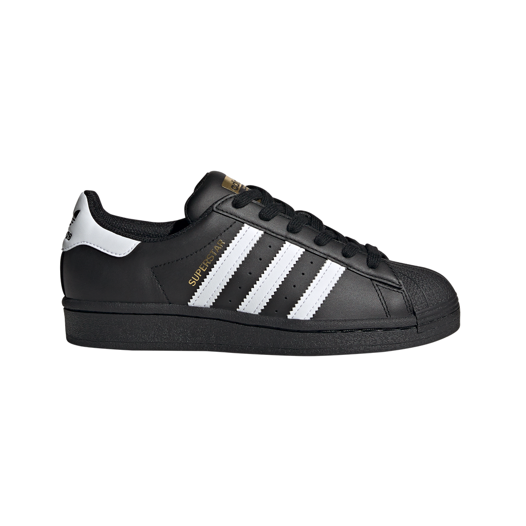 ADIDAS Superstar Junior in Black / White / Gold