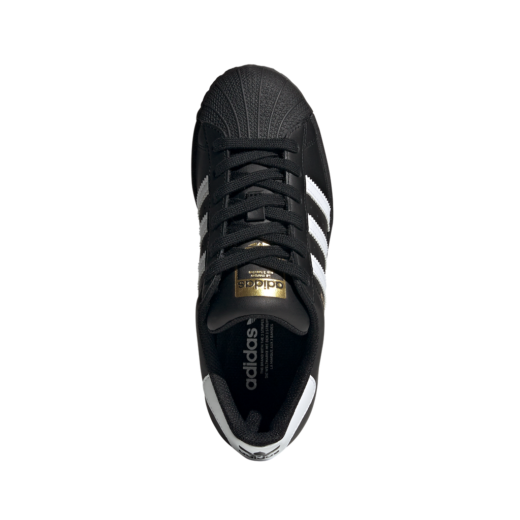 ADIDAS Superstar Junior in Black / White / Gold