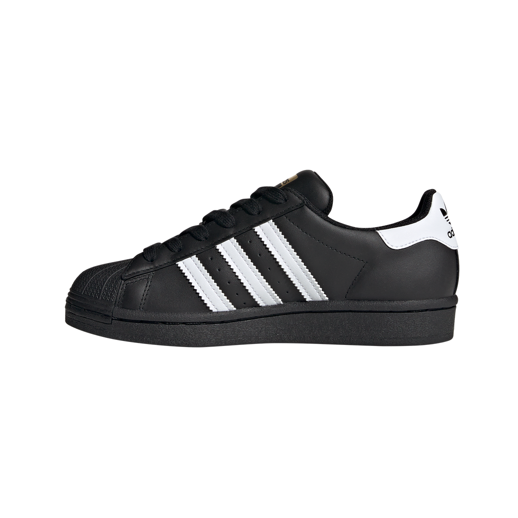 ADIDAS Superstar Junior in Black / White / Gold