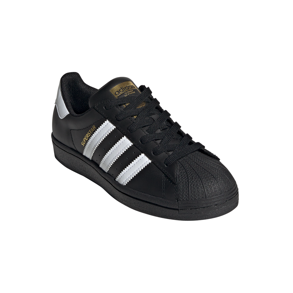 ADIDAS Superstar Junior in Black / White / Gold
