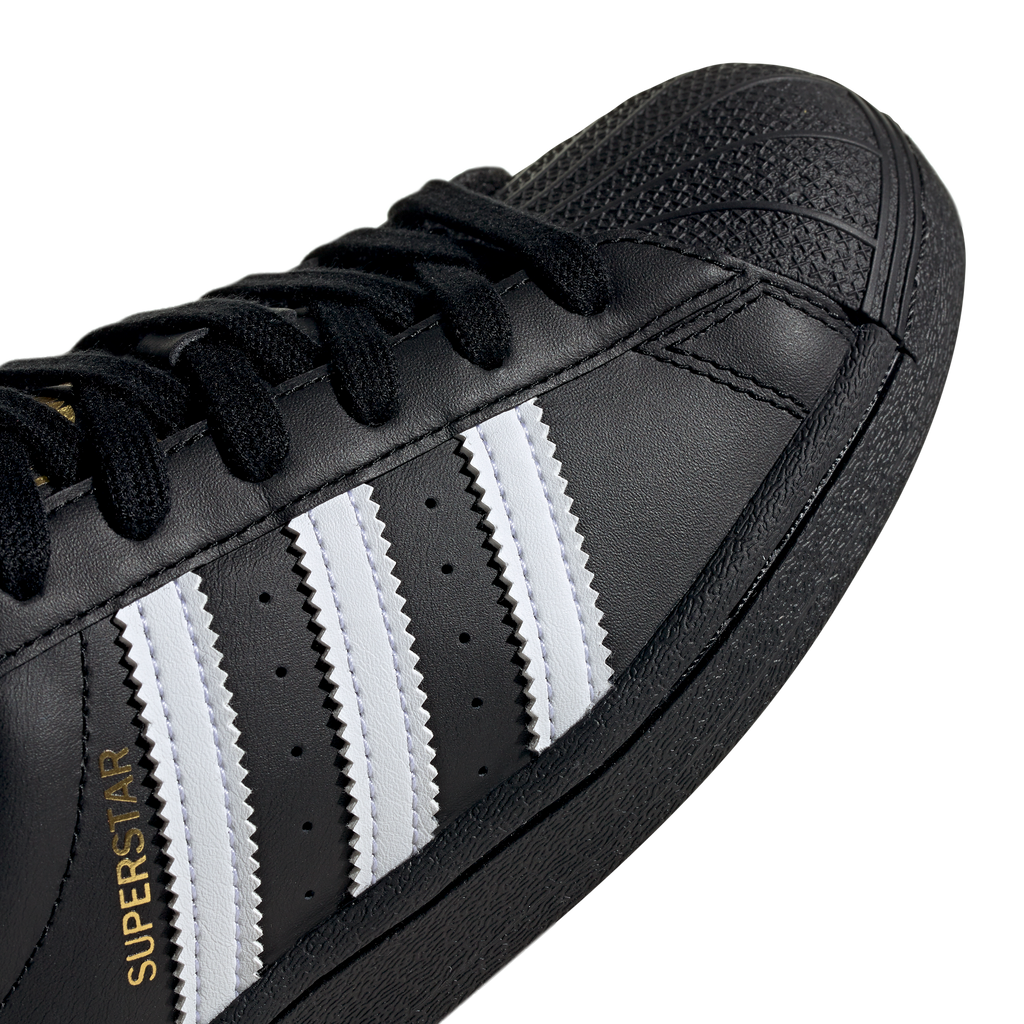 ADIDAS Superstar Junior in Black / White / Gold