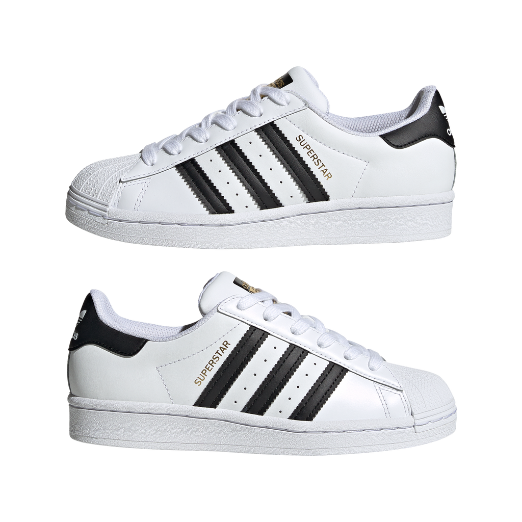 ADIDAS Superstar Junior in White / Black / Gold