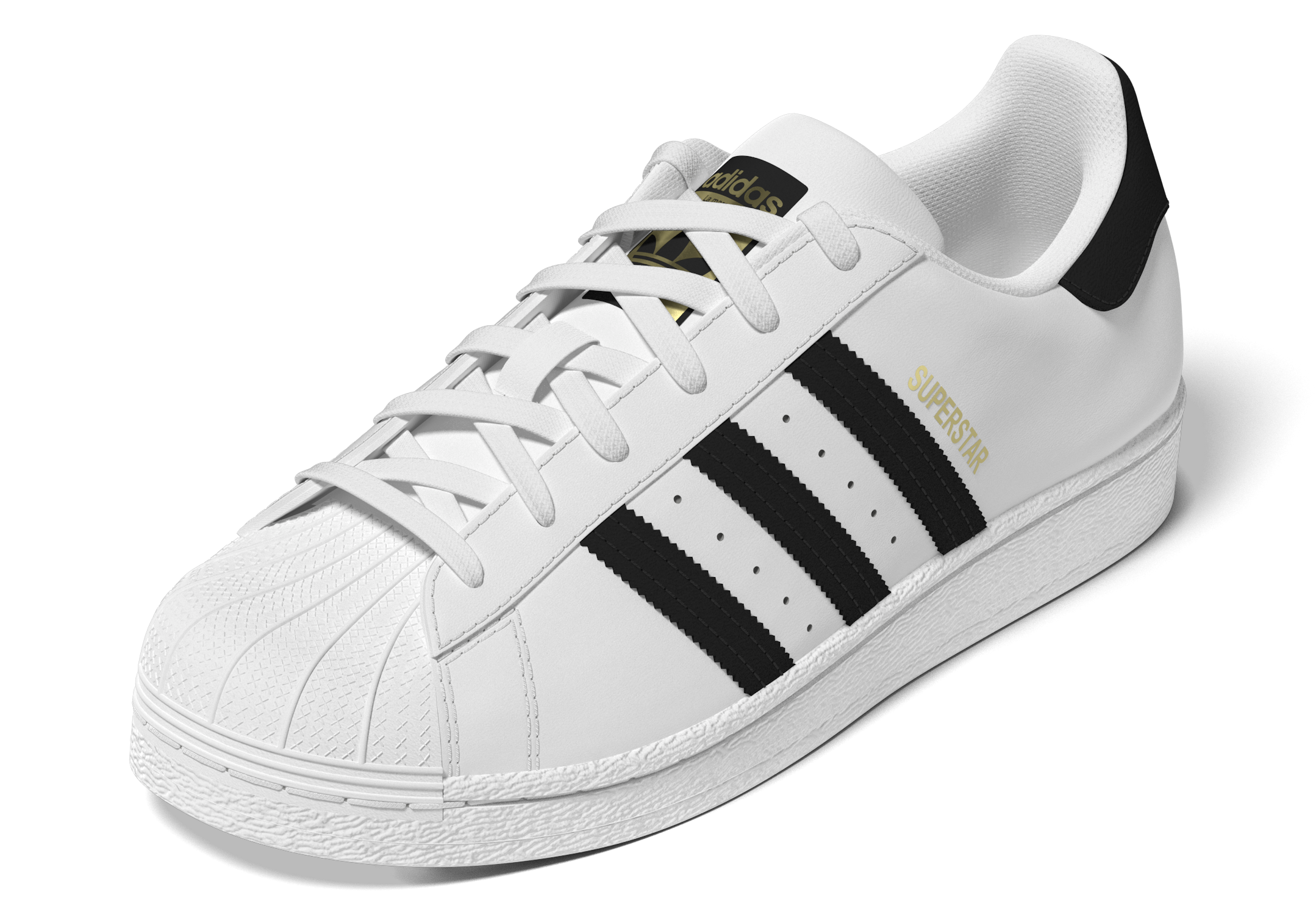 ADIDAS Superstar Junior in White / Black / Gold
