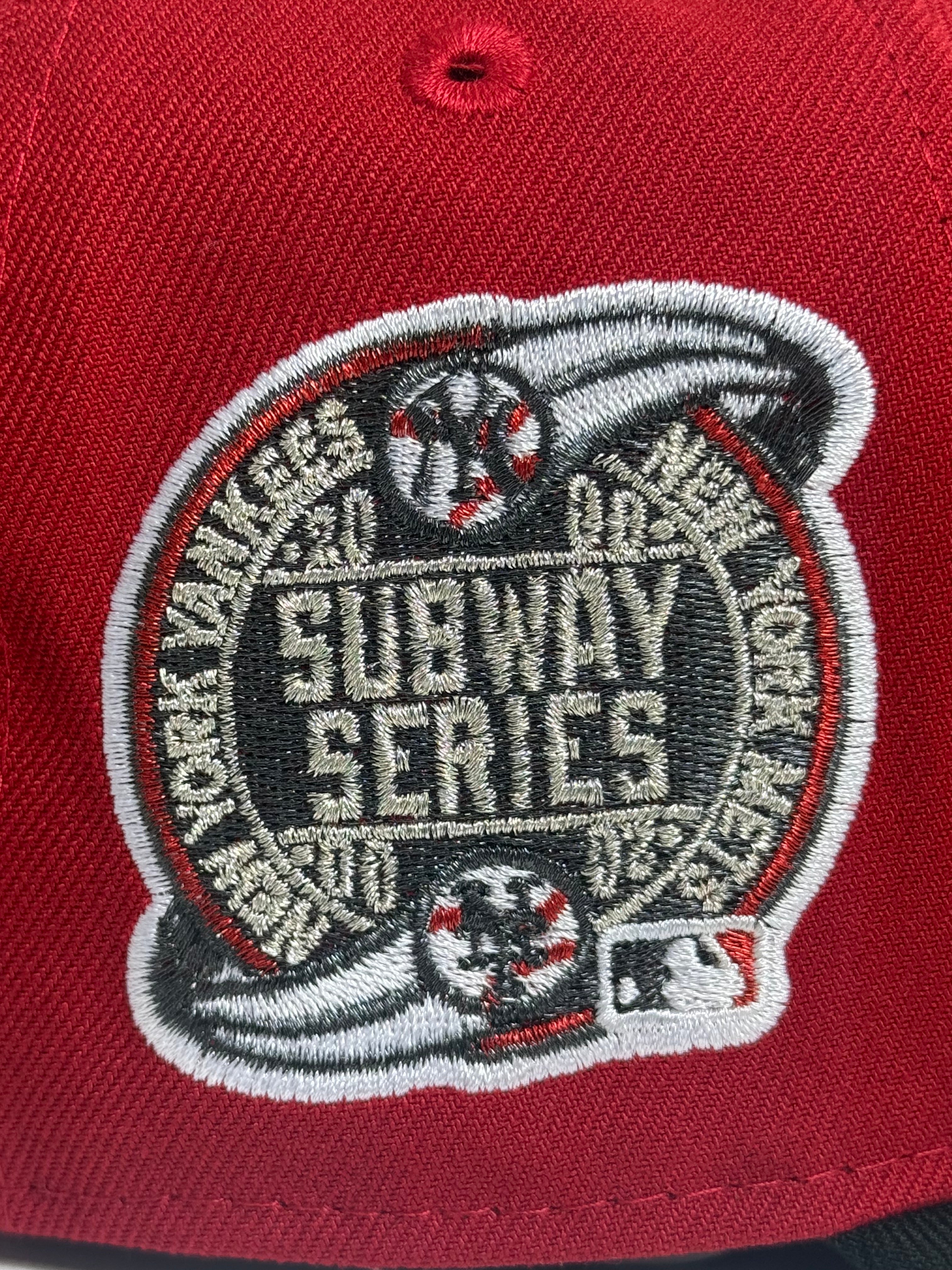 New York Yankees Subway Series Patch (Red/Black) 59FIFTY Fitted Cap