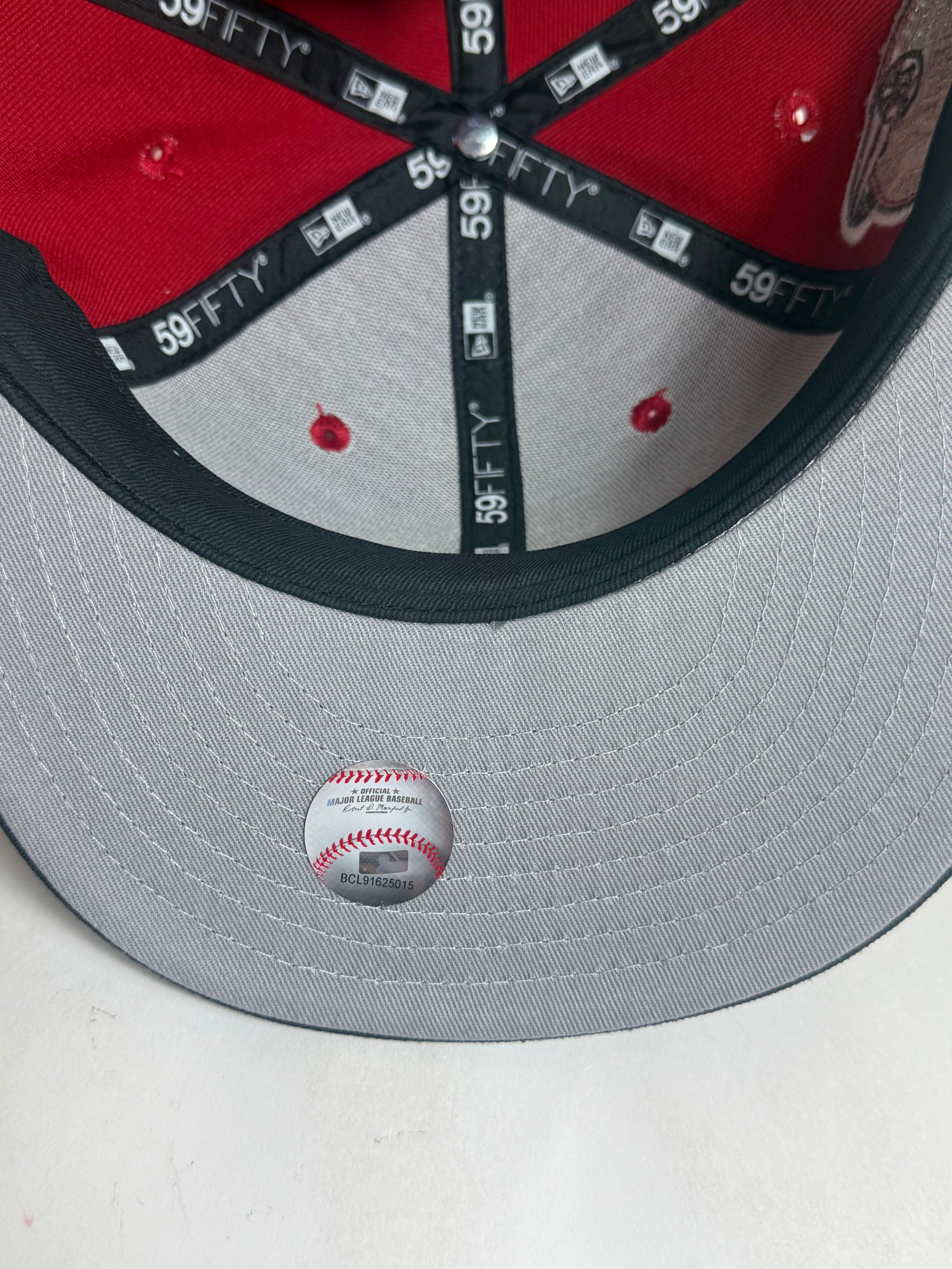 New York Yankees Subway Series Patch (Red/Black) 59FIFTY Fitted Cap