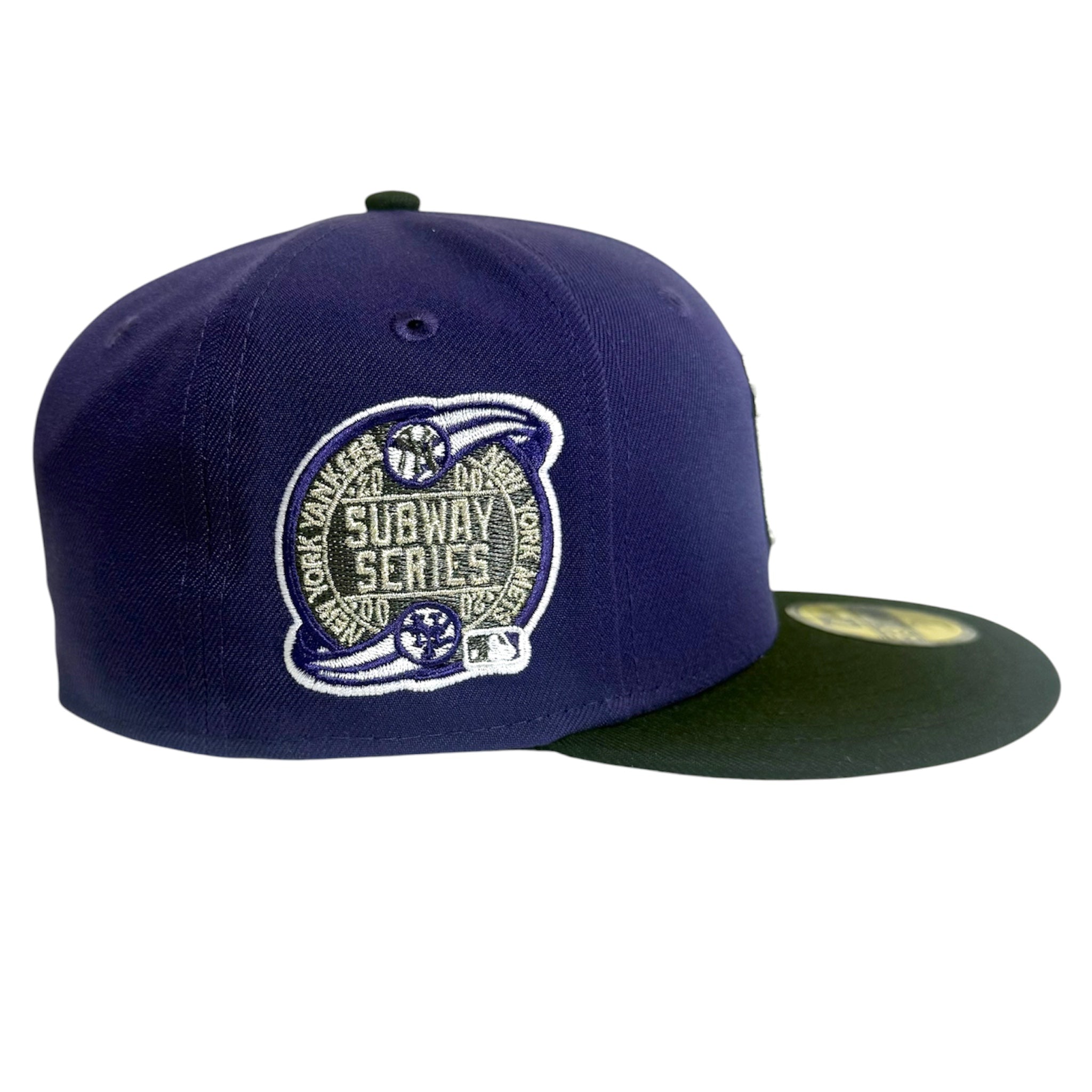 New York Yankees Subway Series Patch (Purple/Black) 59FIFTY Fitted Cap