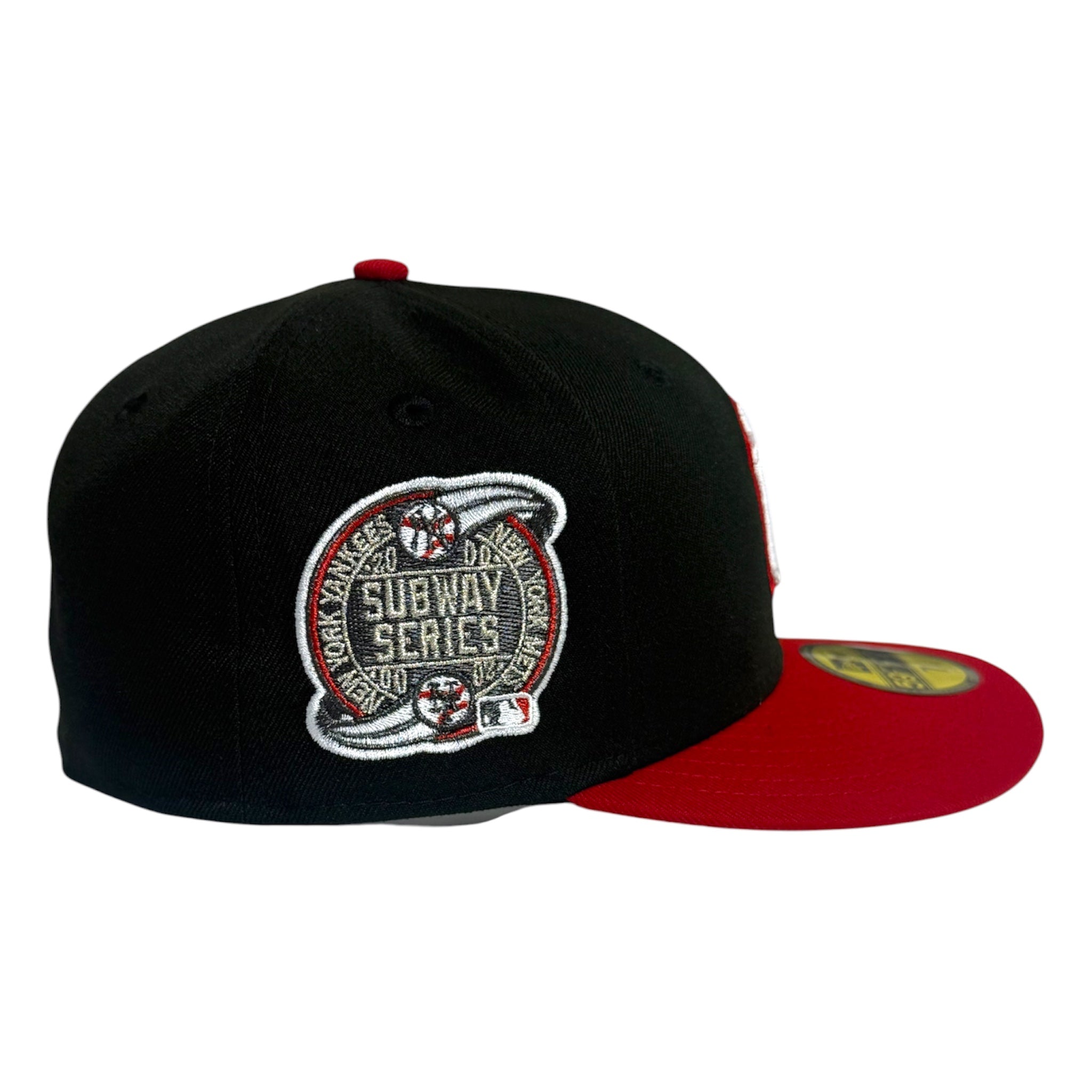 New York Yankees Subway Series Patch (Black/Red) 59FIFTY Fitted Cap