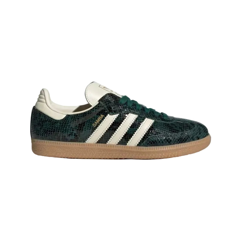 Adidas Samba OG W (Cream White / Cream White / Collegiate Green)