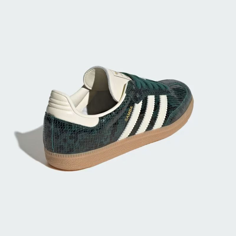 Adidas Samba OG W (Cream White / Cream White / Collegiate Green)