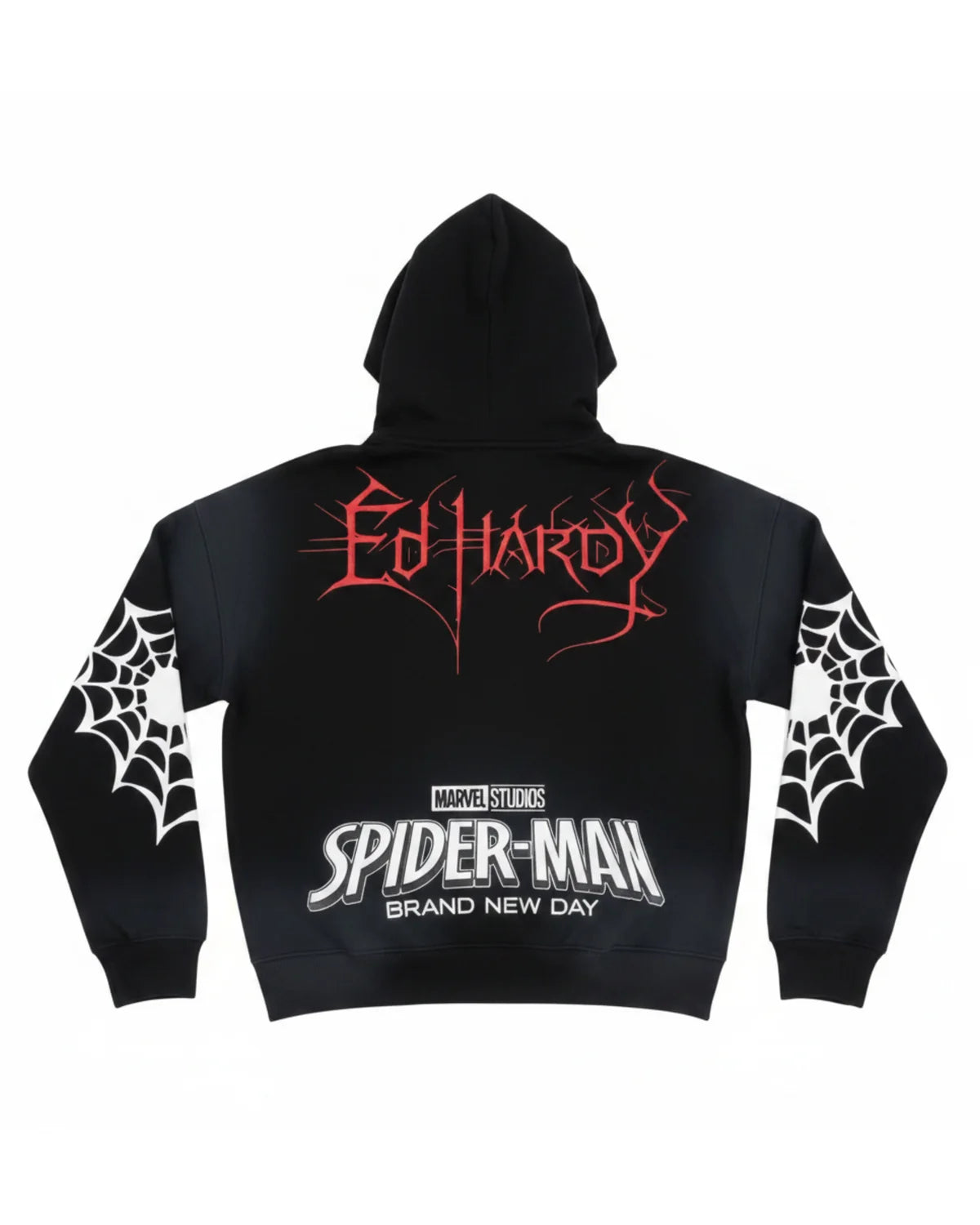 Ed Hardy Heart Web Boxy Zip Hoodie
