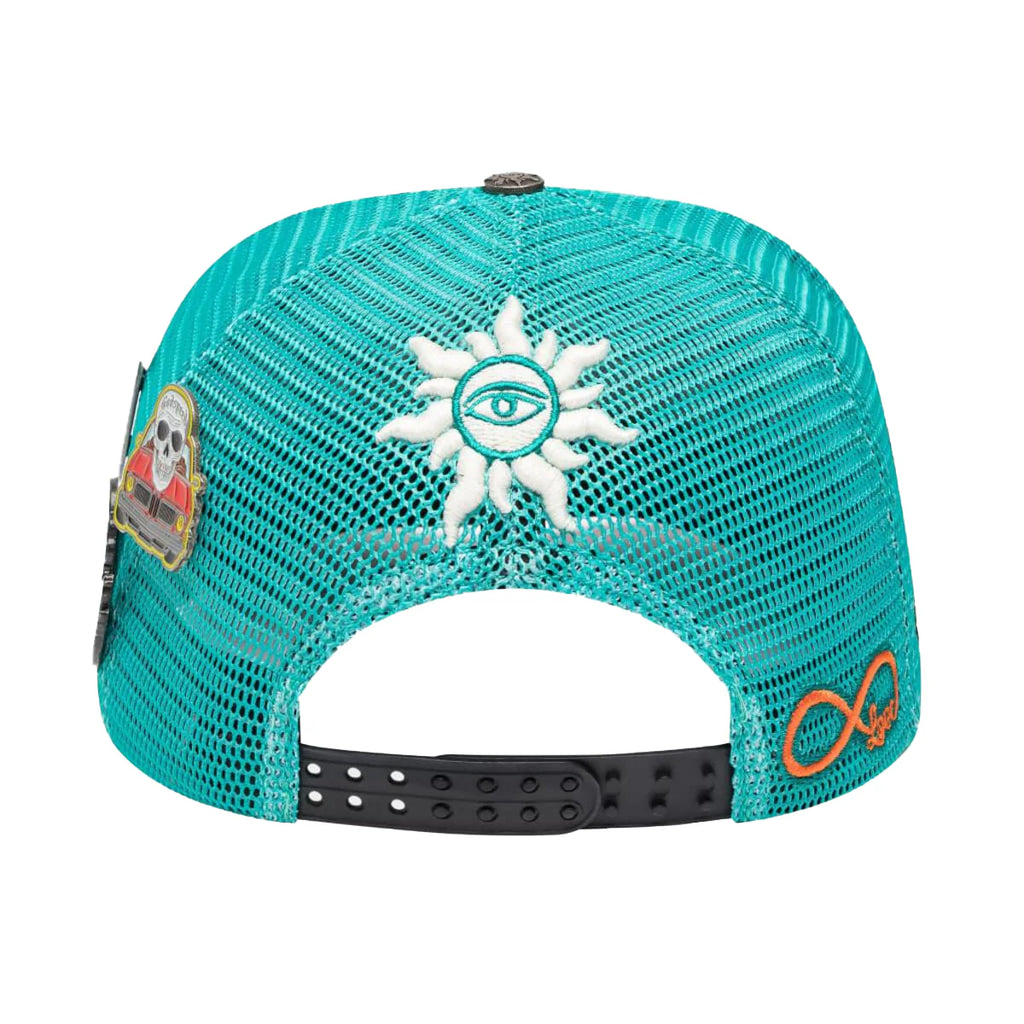GODSPEED NEW YORK Forever Trucker Hat TURQUOISE