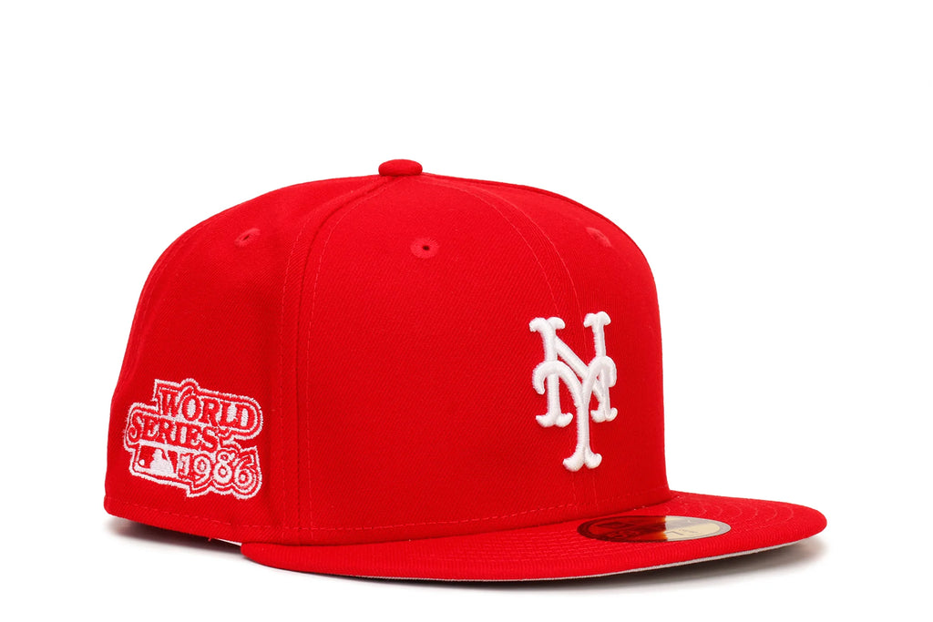 New York Mets '86 World Series 59FIFTY Red Men's Fitted Hat