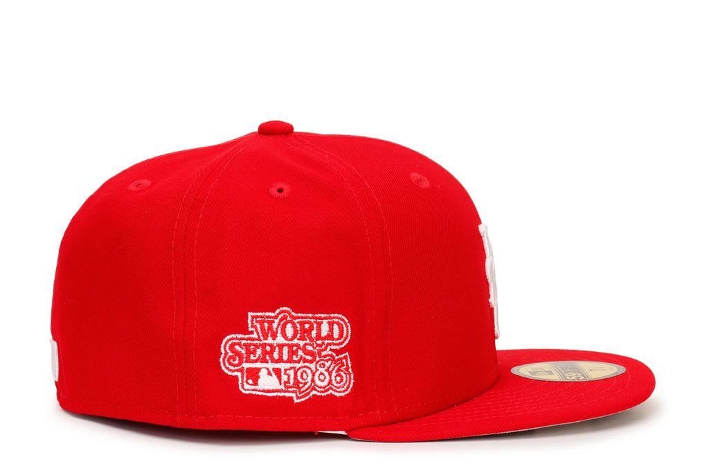 New York Mets '86 World Series 59FIFTY Red Men's Fitted Hat