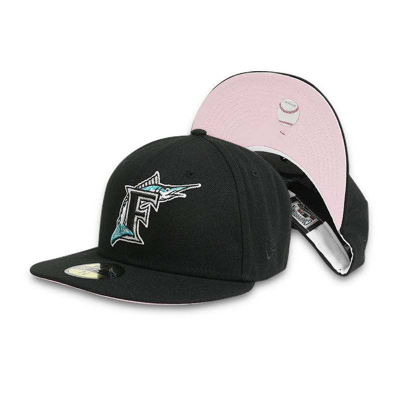 70625162 Florida Marlins 91 World Series Black Men s Fitted
