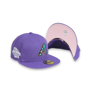 [60243528] Arizona Diamondbacks 01 WS "POP SWEAT" Purple 59FIFTY Men's Fitted Hat