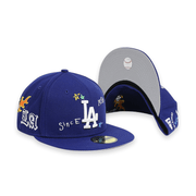 [60243713] Los Angeles Dodgers "Scribble" Blue 59FIFTY Men's Fitted Hat