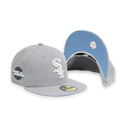 [70637571] Chicago White Sox Men's Grey Fitted Hats