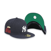 [60244523] New York Yankees Logo History 77 WS Navy 59FIFTY Men's Fitted Hat