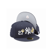 [60224554] New York Yankees Count Ring Navy MBL 59FIFTY Men's Fitted Hat