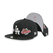 [60185208] LA Dodgers WS Men's Black Fitted Hat