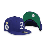[60244520] Brooklyn Dodgers Logo History Blue 59FIFTY Men's Fitted Hat
