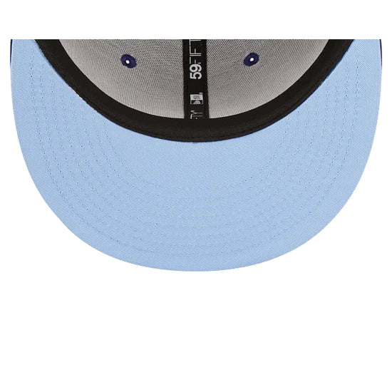 Los Angeles Dodgers '20 World Series Comic Cloud Blue 59FIFTY Men's Fitted Hat