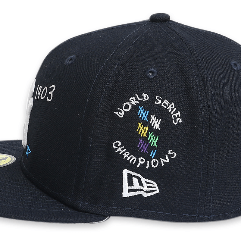 [60243726] New York Yankees "Scribble" Navy 59FIFTY Men's Fitted Hat