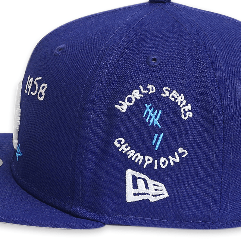 [60243713] Los Angeles Dodgers "Scribble" Blue 59FIFTY Men's Fitted Hat