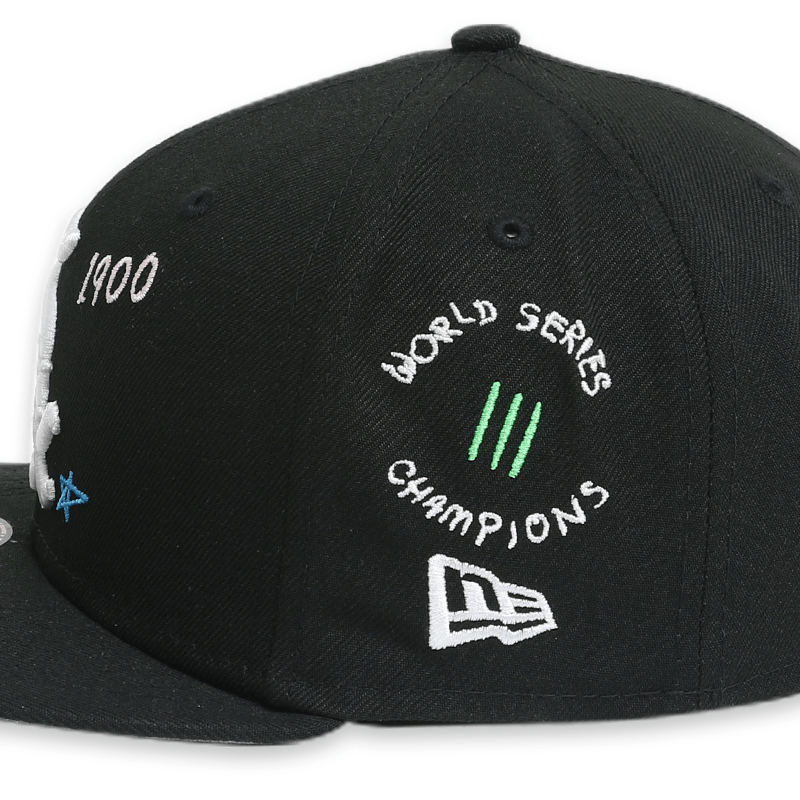 [60243719] Chicago White Sox "Scribble" Black 59FIFTY Mens Fitted Hat
