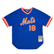 MLB AUTHENTIC BP JERSEY - PULLOVER METS 1986 DARRYL STRAWBERRY