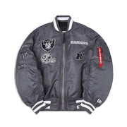 [13118245] Las Vegas Raiders Reversible Grey Men's Jacket