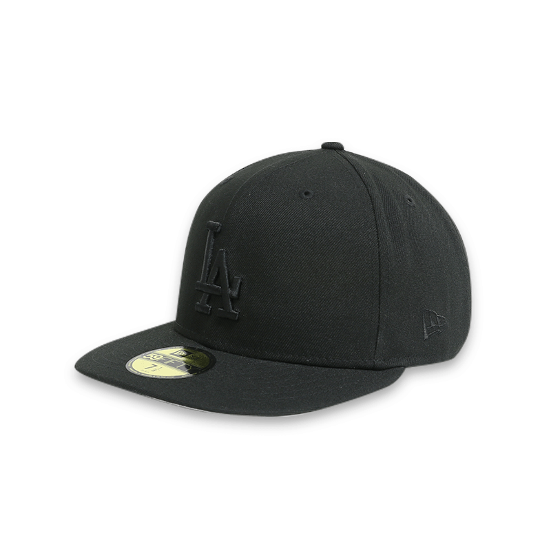 Los Angeles Dodgers Blackout Basic New Era 59FIFTY Fitted Hats