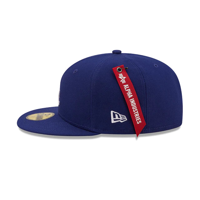 Los Angeles Dodgers "Alpha Industry" Blue 59FIFTY Mens Fitted Hat