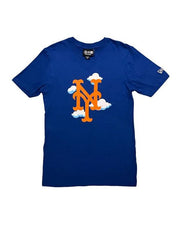 [13090882] New York Mets "Cloud" Blue Men's T-shirts