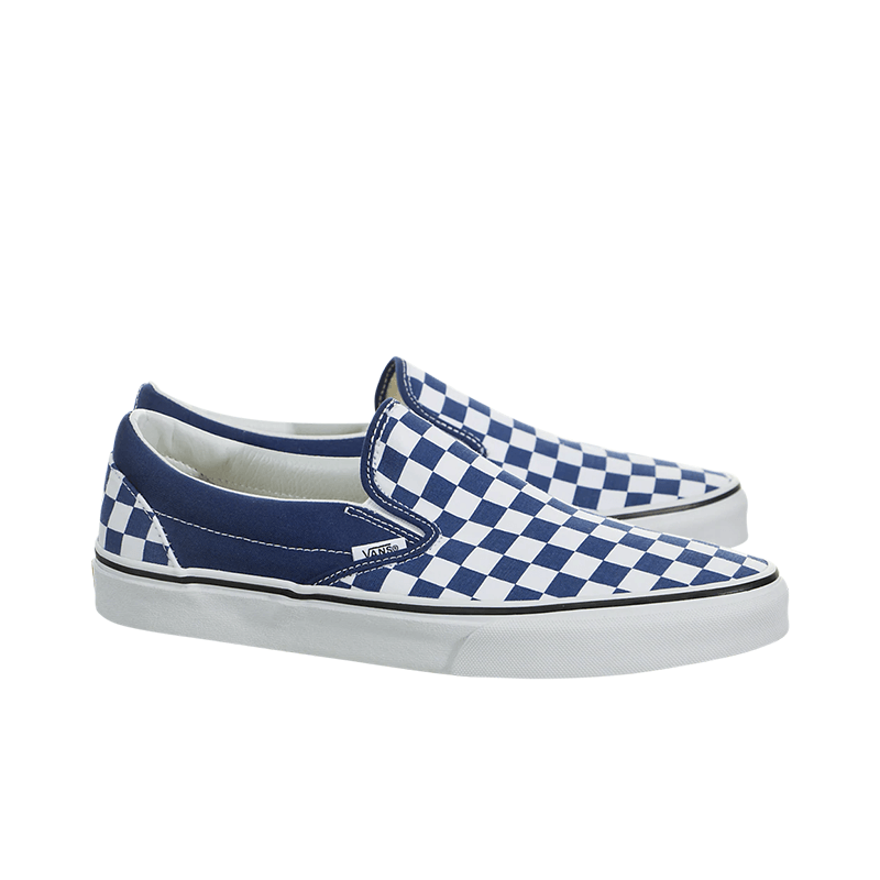 Vans Classic Slip-On Unisex Sneaker Checkerboard Estate Blue/White