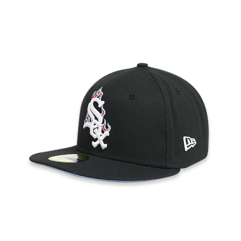 [60224667] Chicago White Sox 05 WS "Team Fire" Black 59FIFTY Mens Fitted Hat
